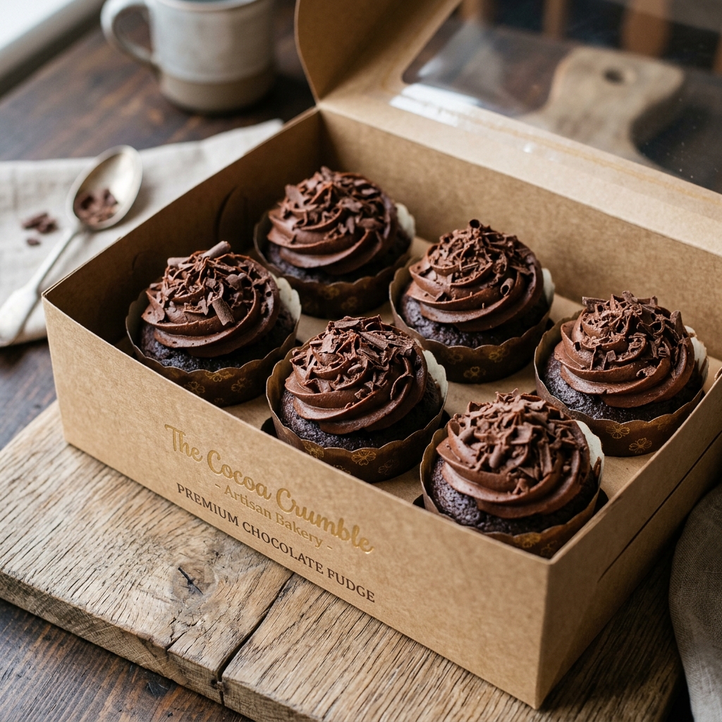 Cupcakes de Chocolate Fudge (Caja x6)