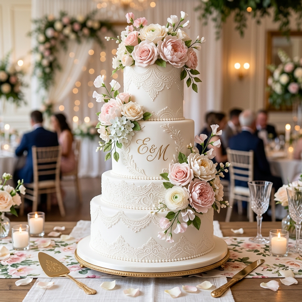Torta de Bodas Vintage